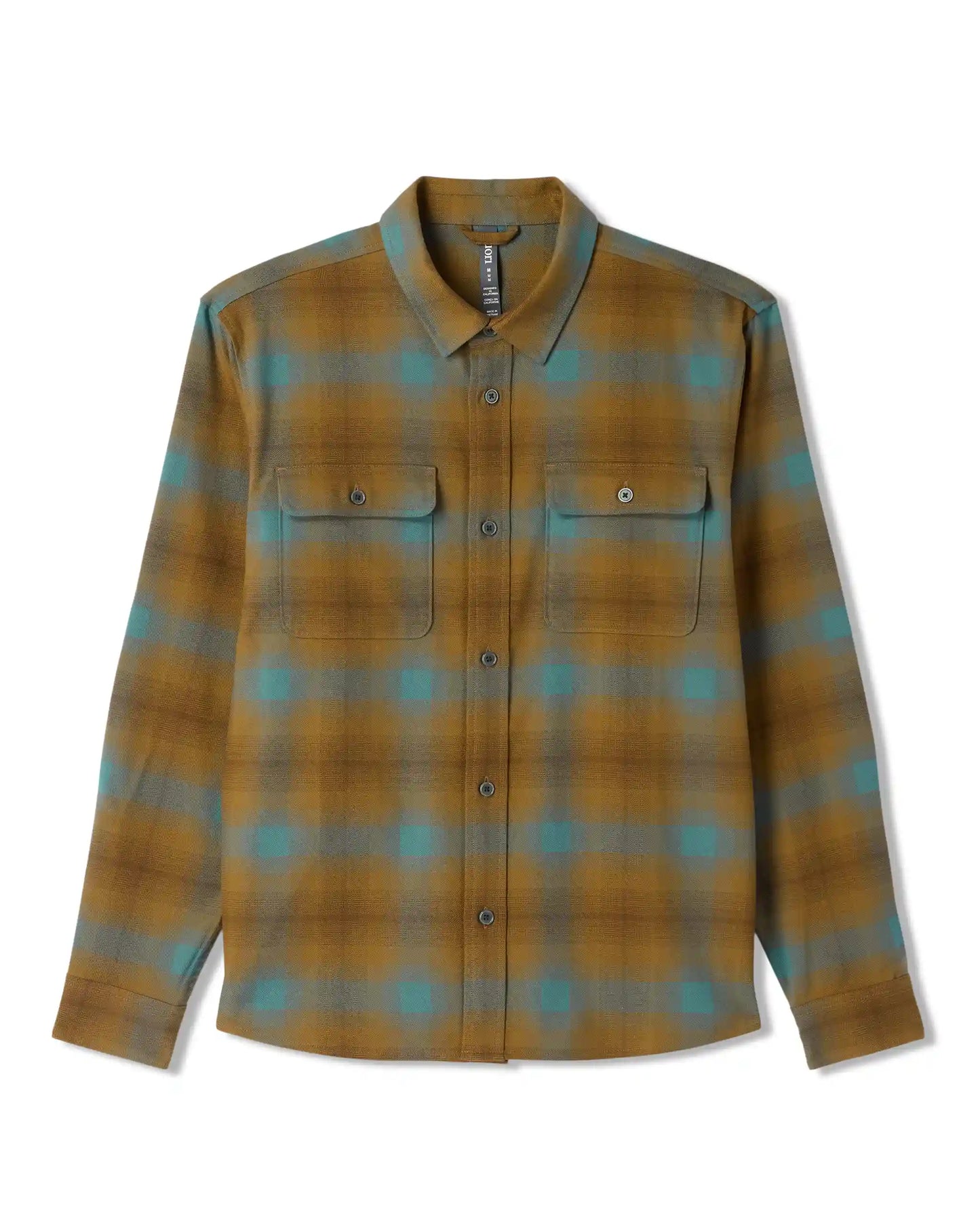 Long Sleeve Flannel Button Down Shirt | Bluegrass