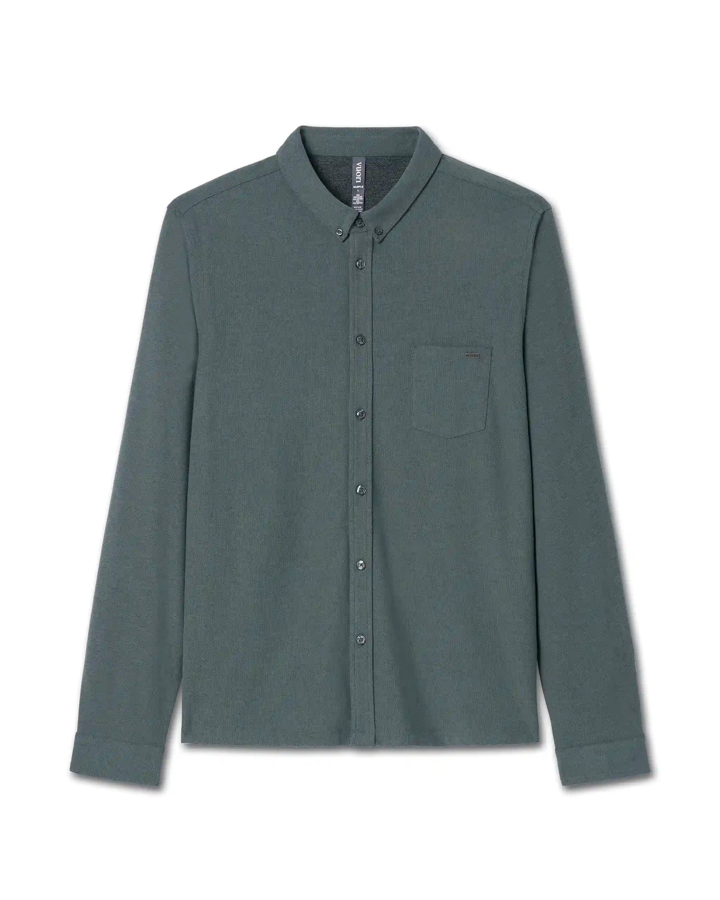 Long Sleeve Ace Button-Down | Smoked Beryl