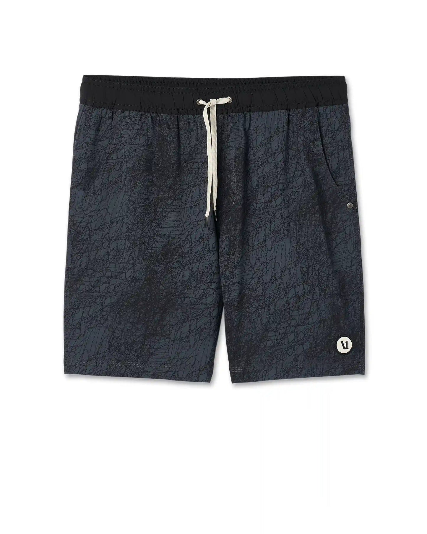 Kore Short Lined 7" | Charcoal Scribble