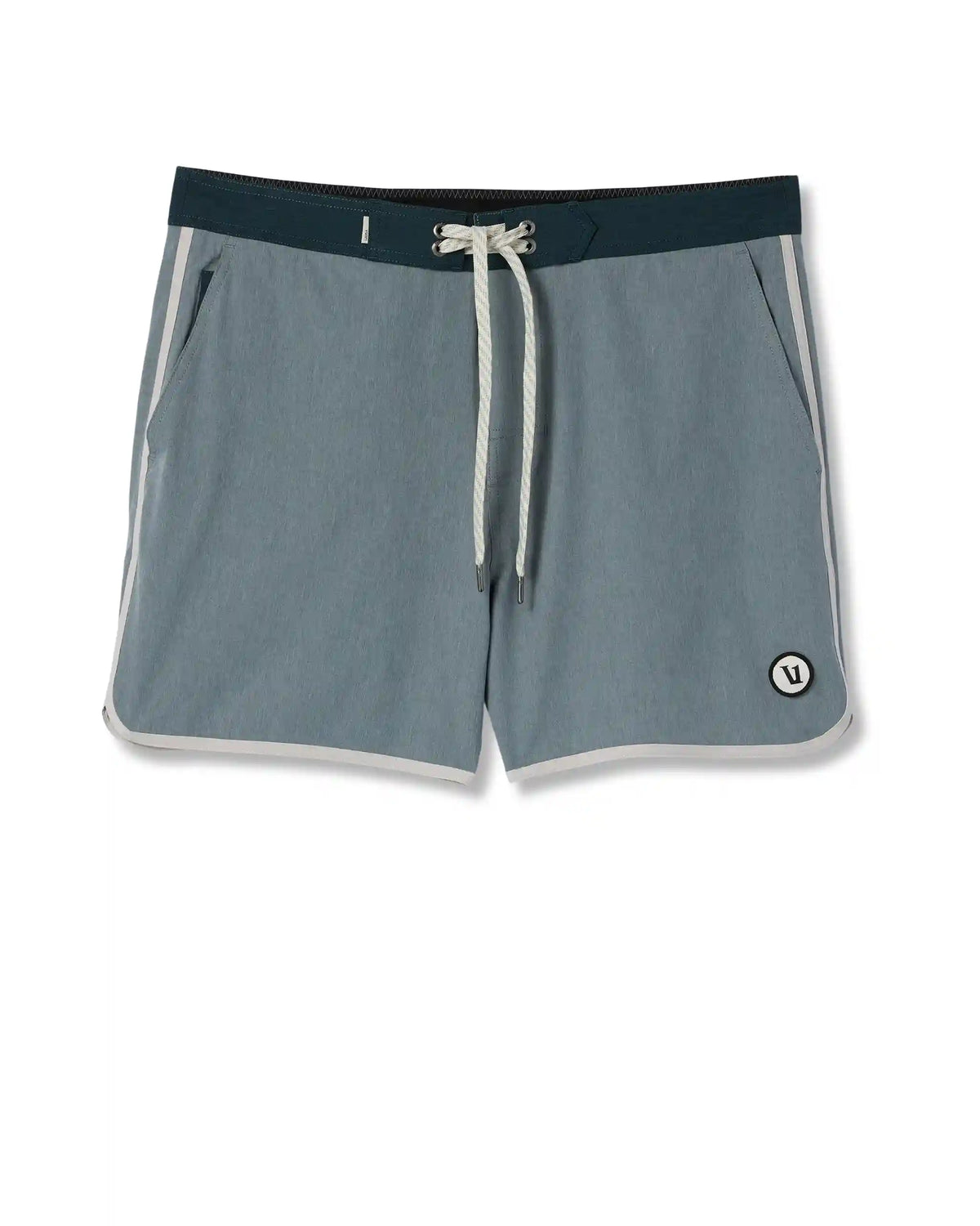 Cruise Boardshort 5" | Dusty Blue Linen Texture