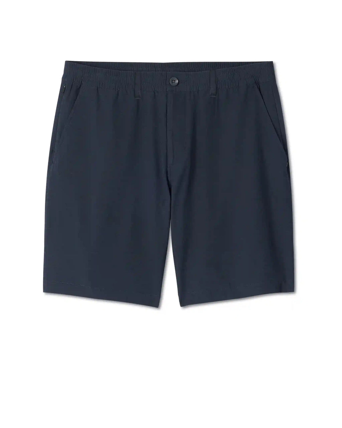 Aim Elastic Waist Short 7" | Navy Linen Texture