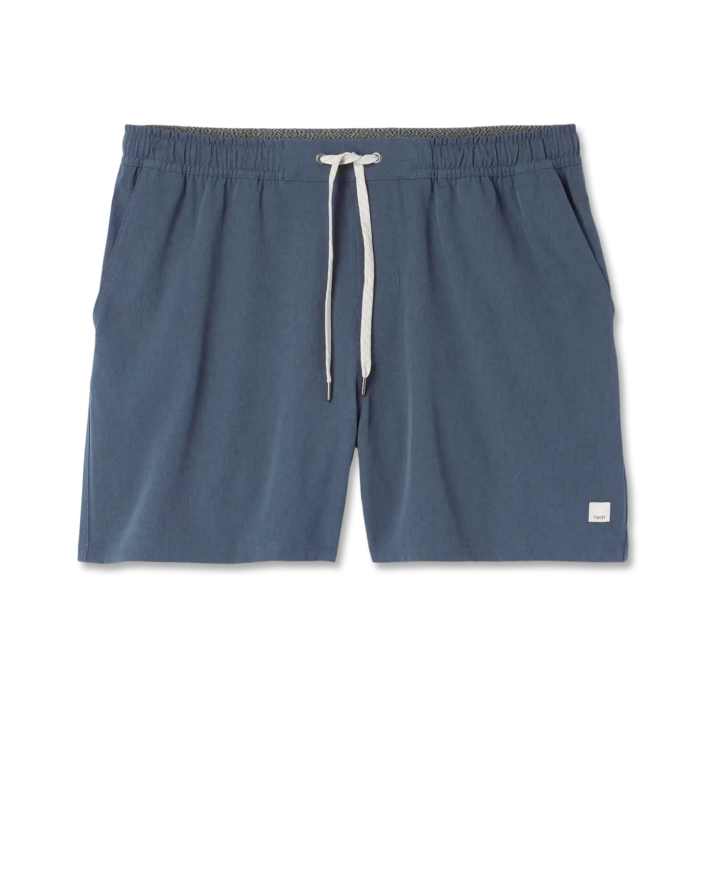 Banks Session Short Unlined 5" | Azure Linen Texture