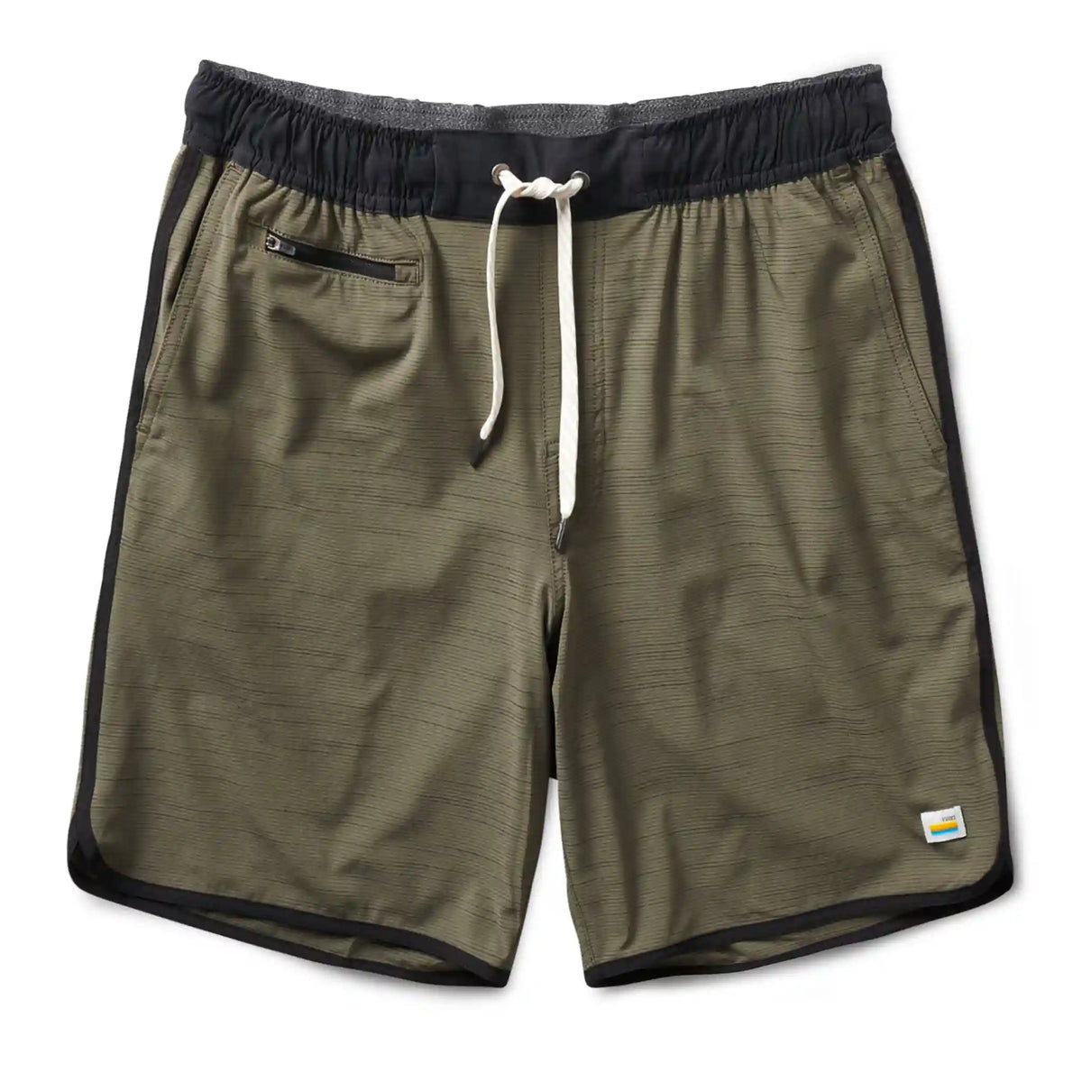 Banks Short Unlined 7" | Oregano Slub Stripe