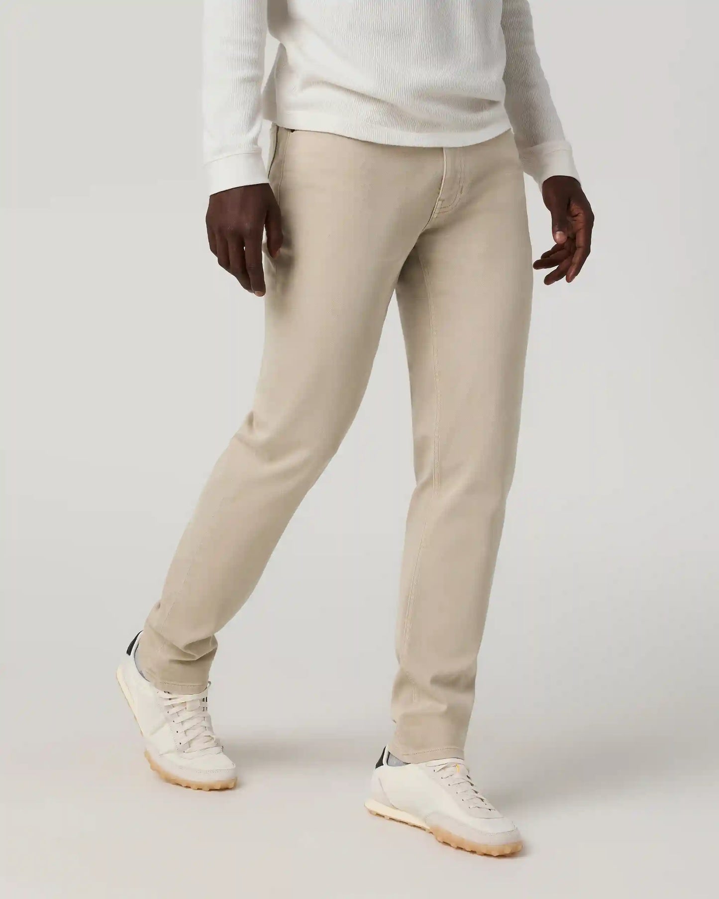 Benton Stretch Twill Pant Athletic Slim Fit 32" | Limestone