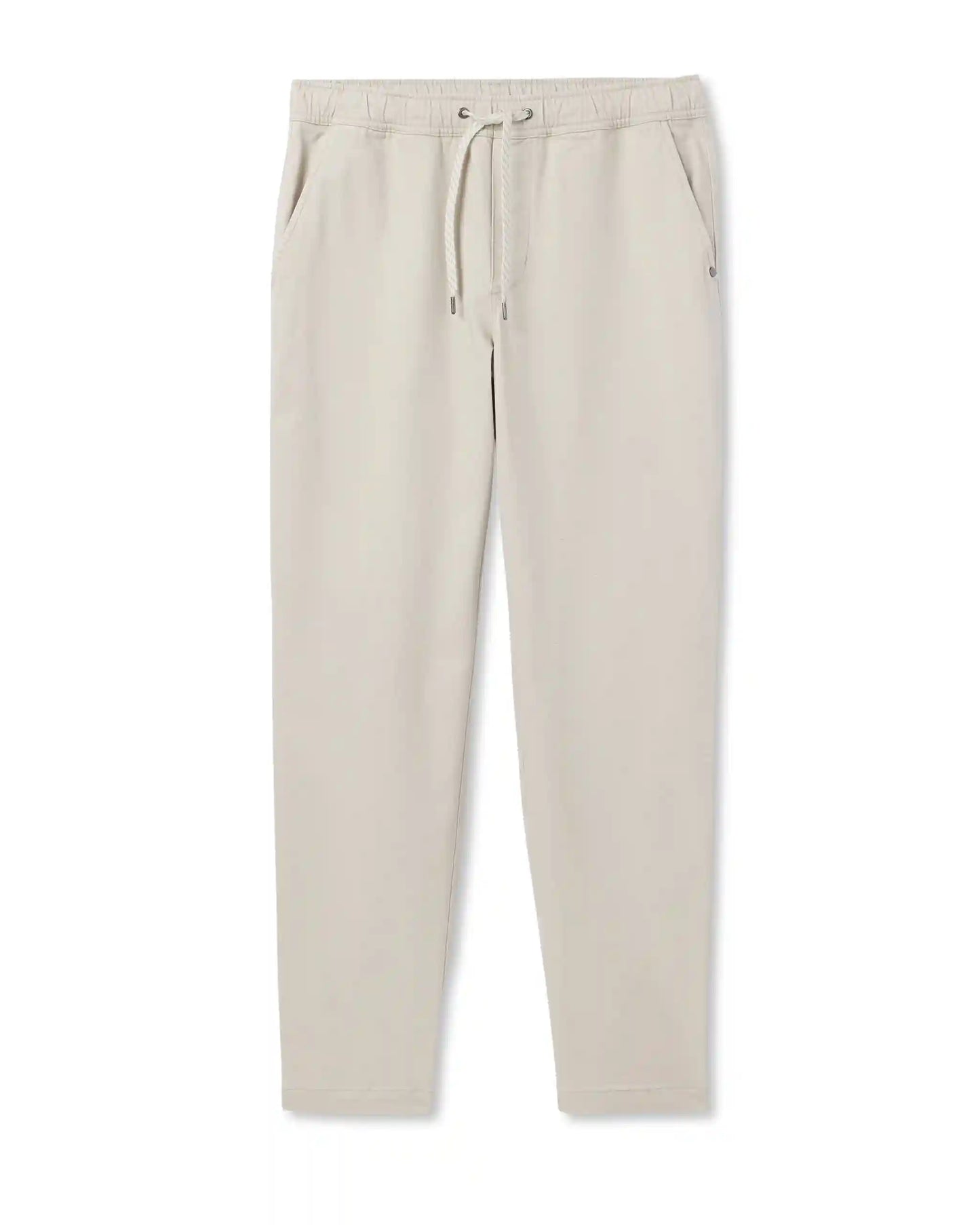 Fletcher Elastic Waist Pant Athletic Slim Fit 30" | Oatmeal