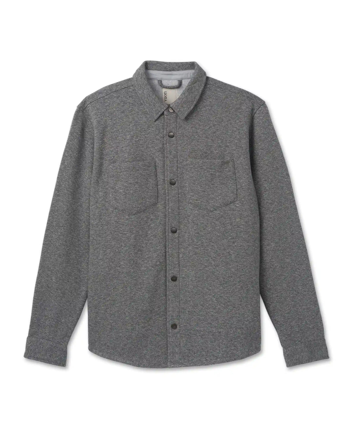 Del Mar Fleece Shirt Jacket | Heather Grey