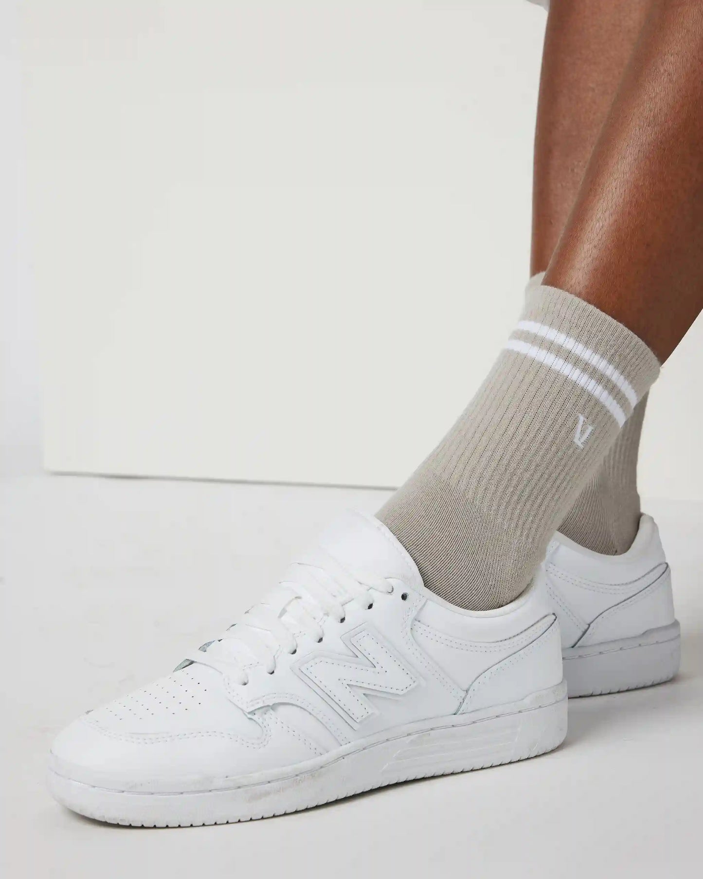 Half Crew V1 Sock | Dark Salt