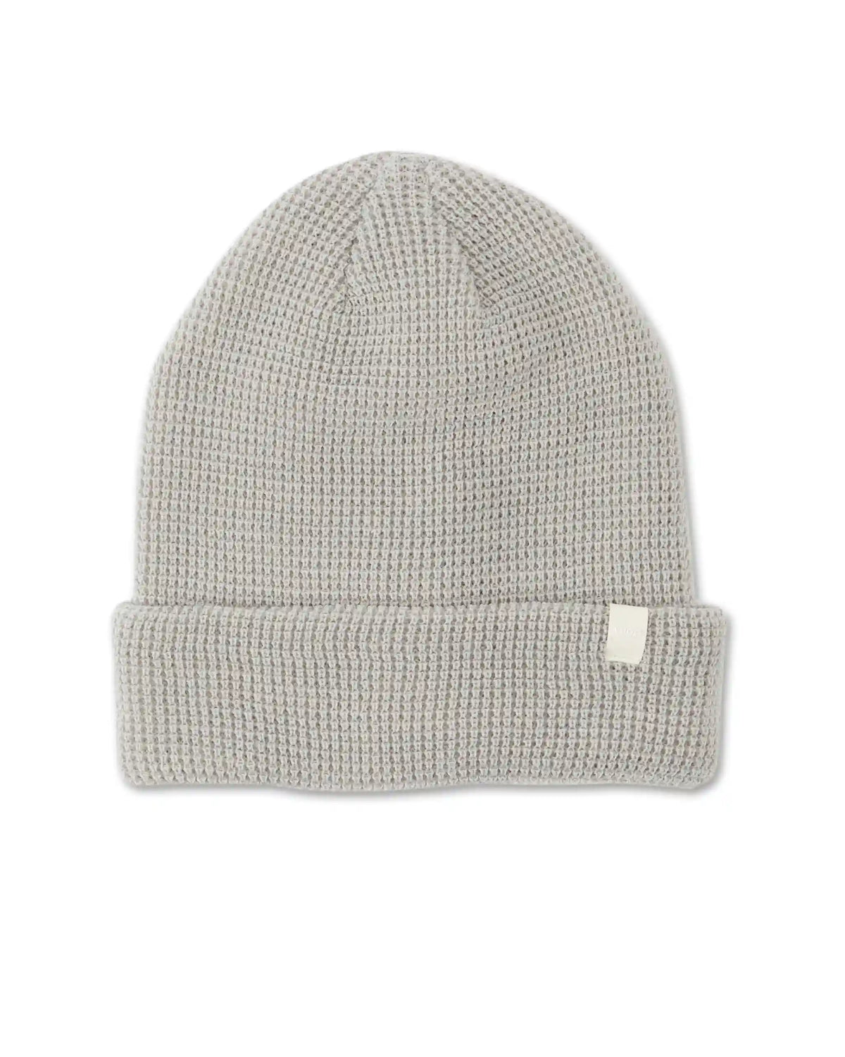 Alpine Waffle Beanie | White Sage