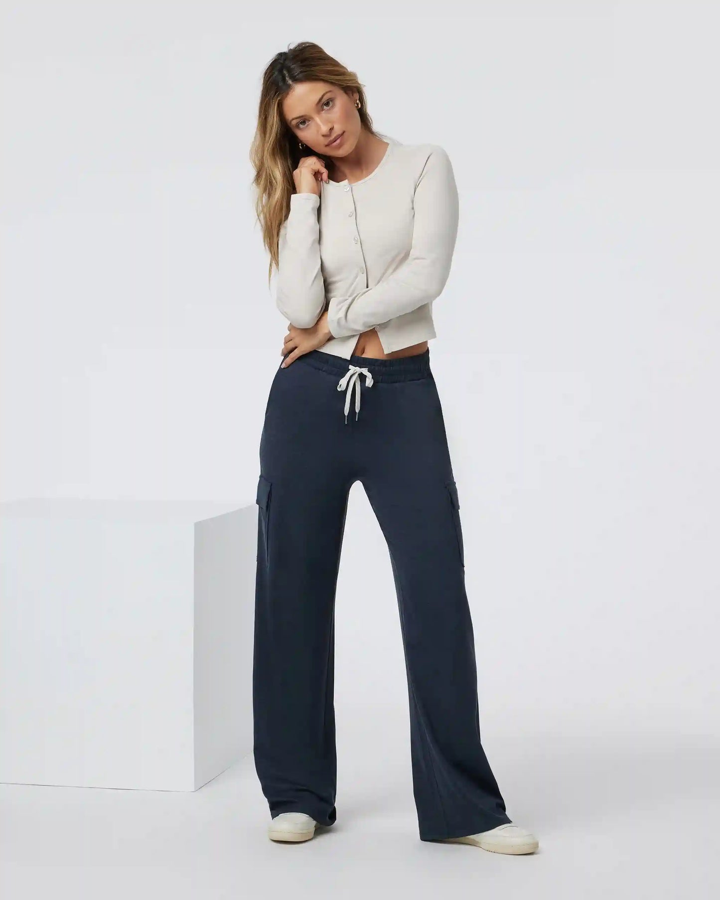 Halo Cardigan | Ecru Heather