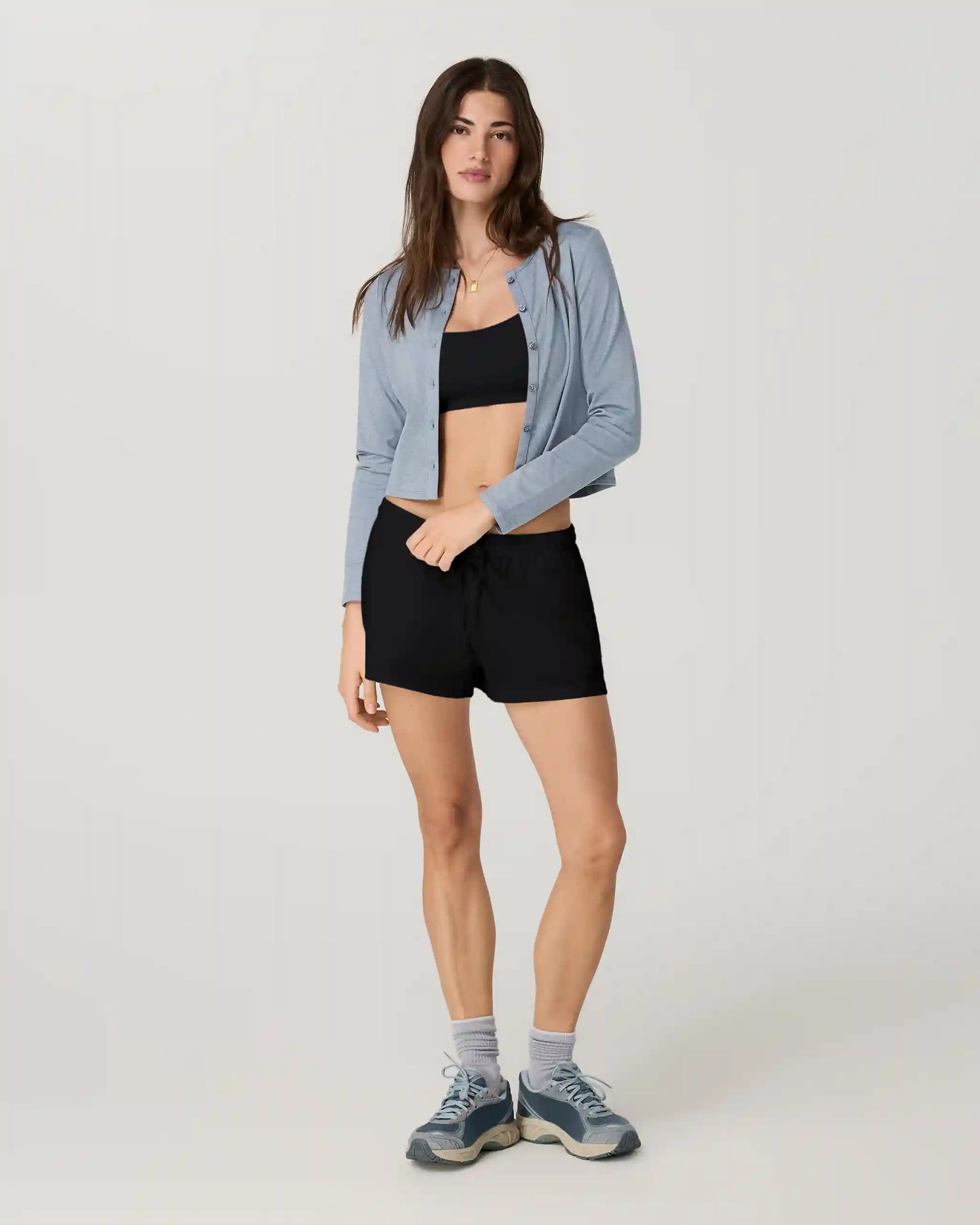 Halo Cardigan 2.0 | Coastal Fog Heather