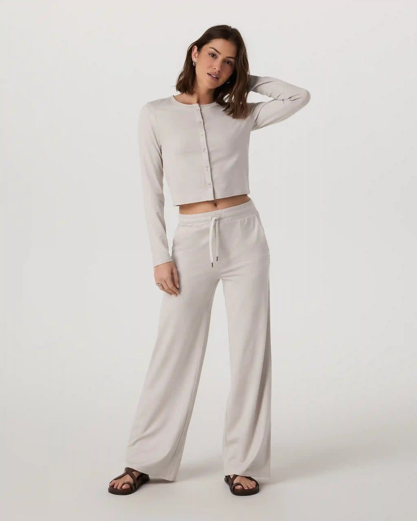 Halo Cardigan 2.0 | Ecru Heather