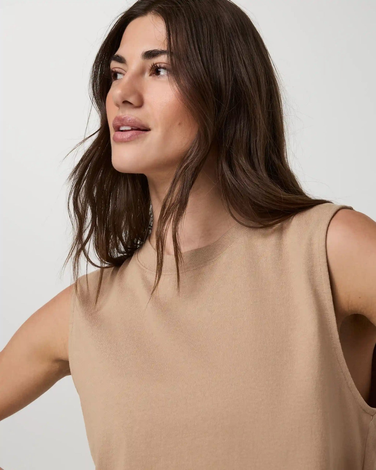 Heavyweight Cotton Easy Tank | Goldenrod