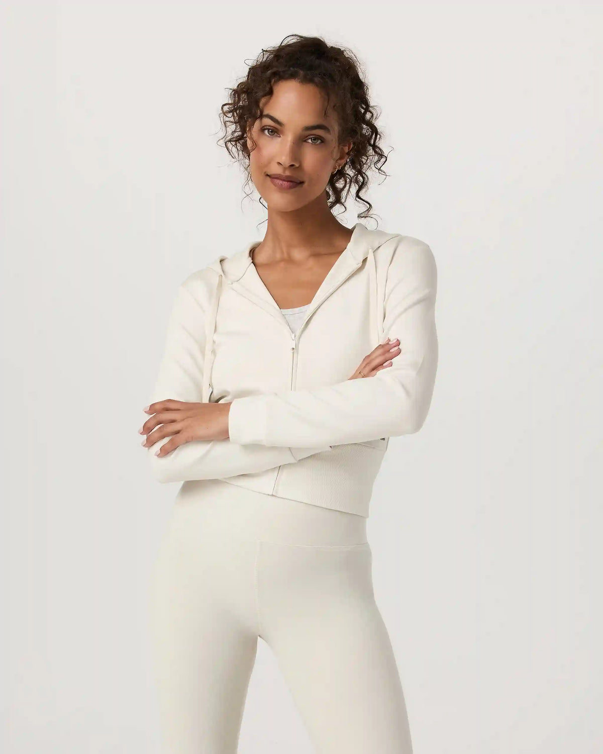Compose Full Zip Hoodie | Marshmallow