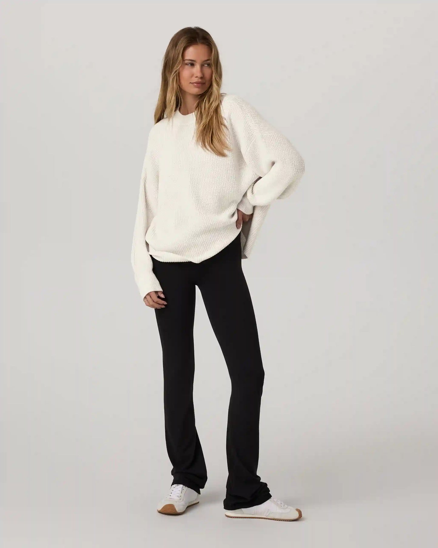 Alps Classic Crew Sweater | Marshmallow