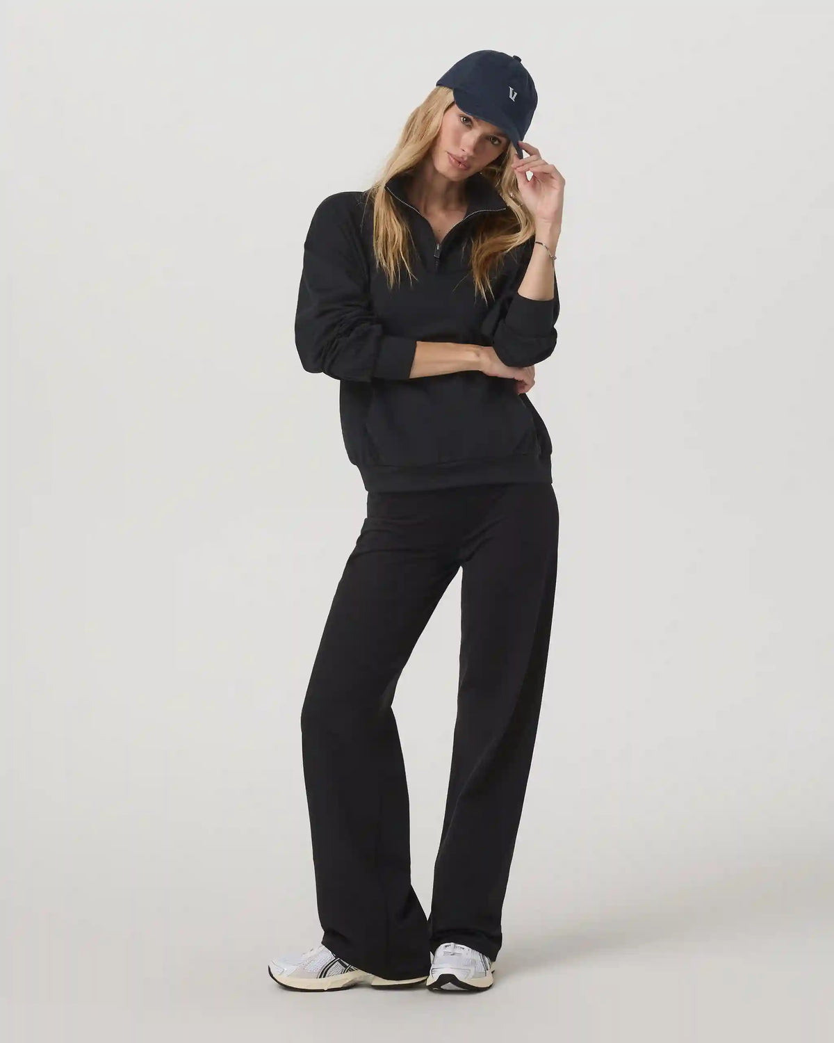 Granite Half Zip | Black Heather