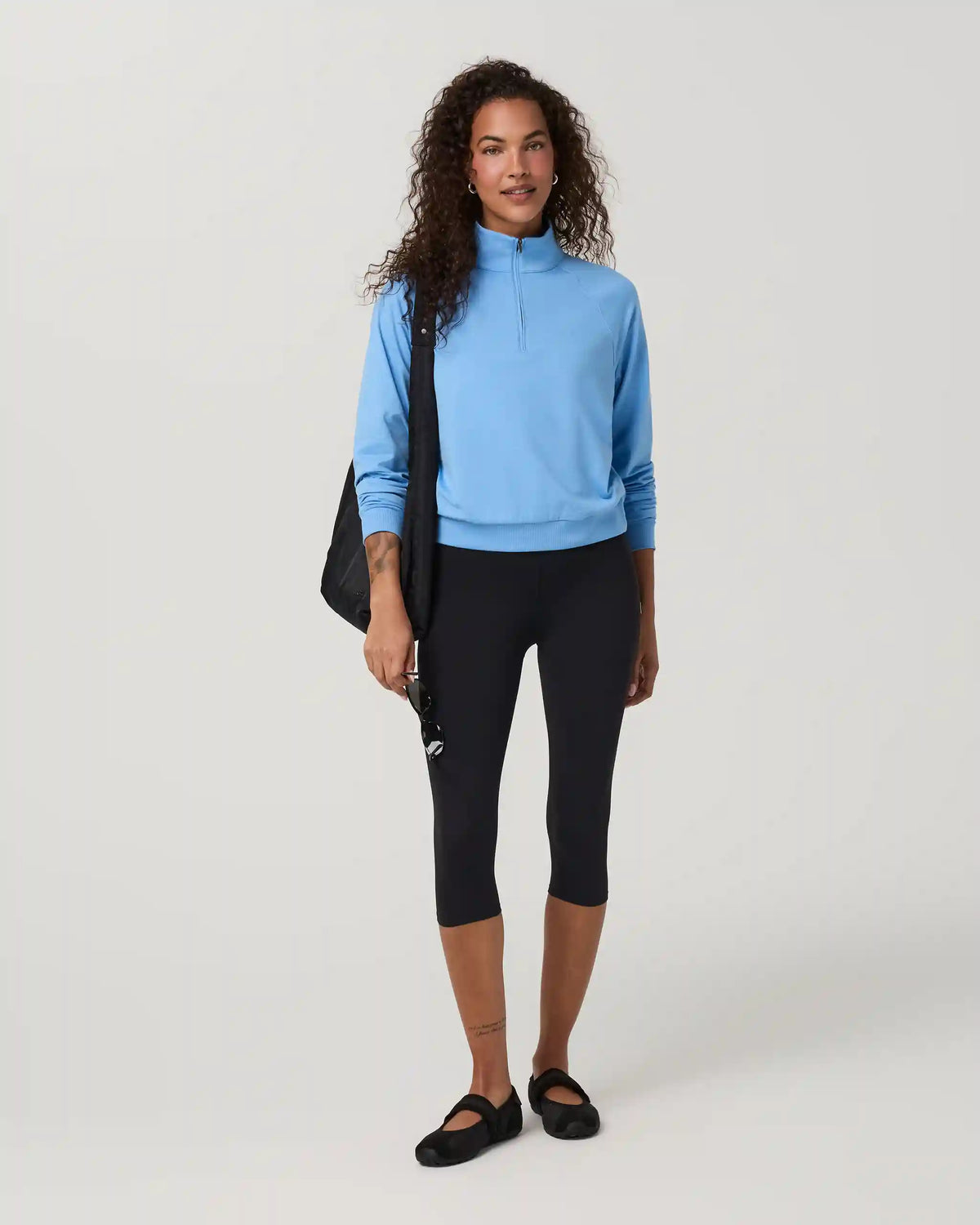 Halo Half Zip | Oasis Blue Heather