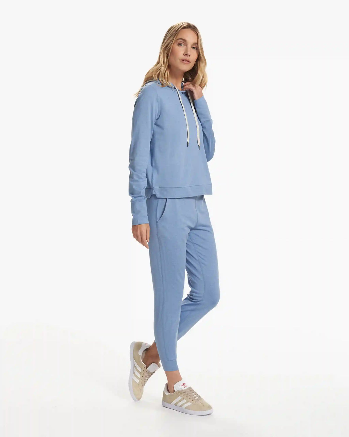 Halo Essential Hoodie | Isle Blue Heather