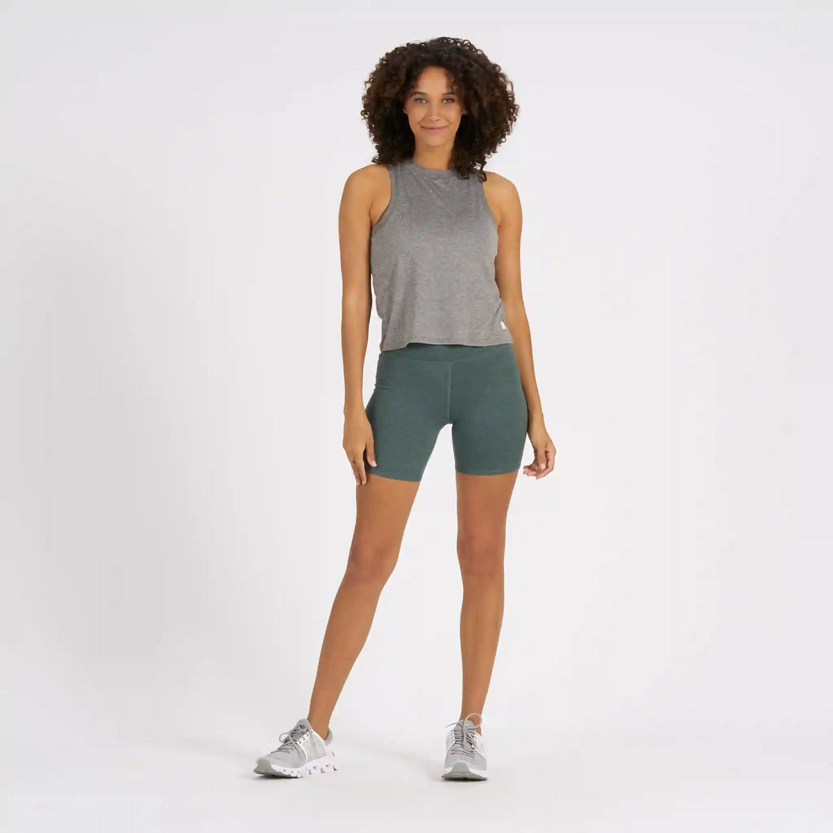 Clean Elevation Shorty 6" | Kelp Heather