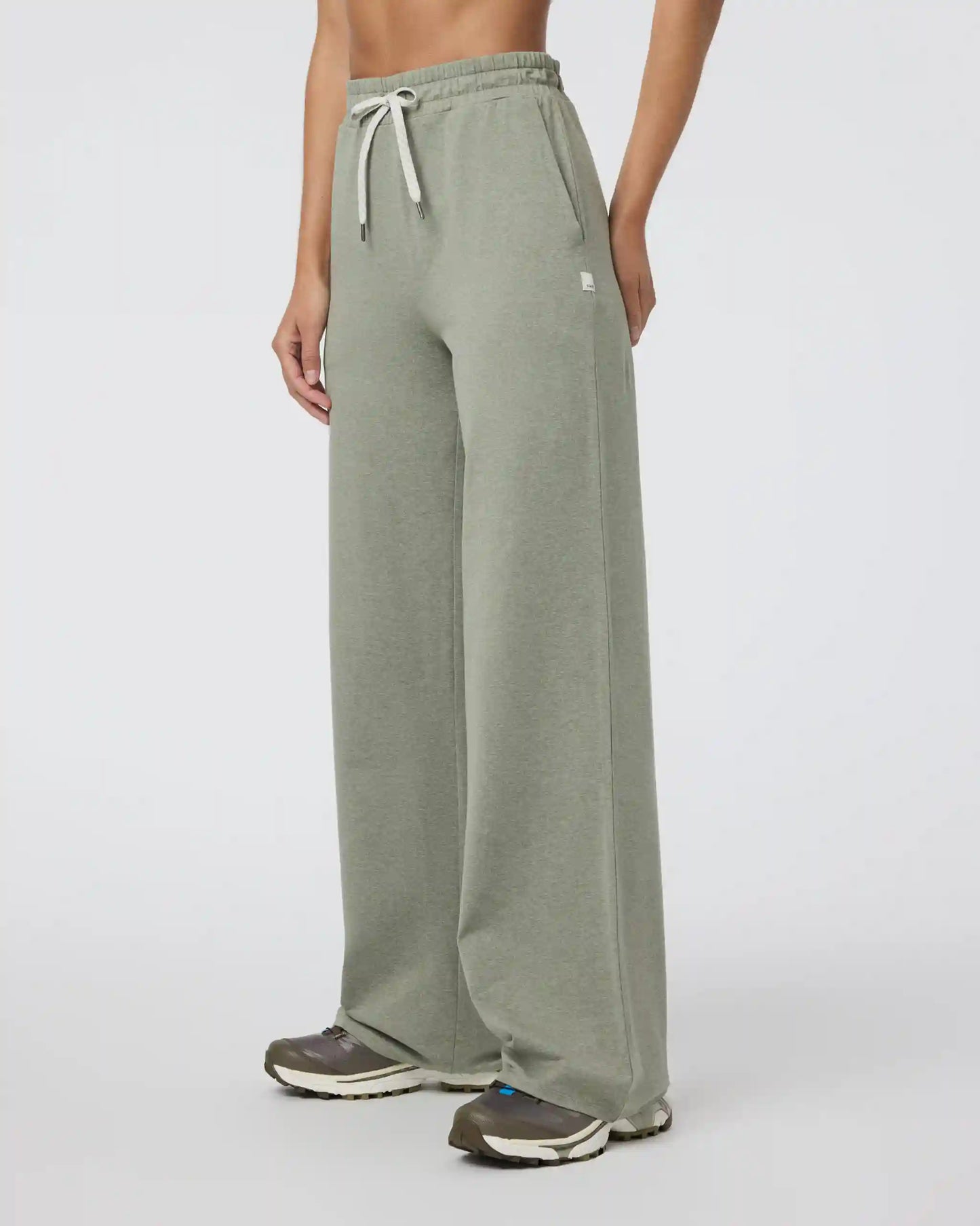 Halo Essential Wideleg Pant - Long | Laurel Heather