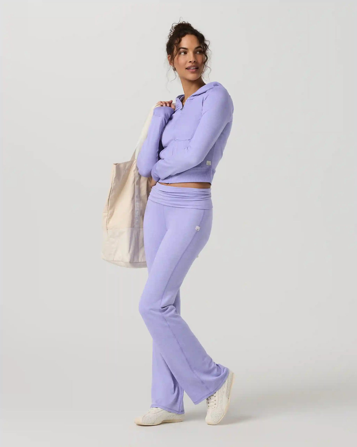 Halo Foldover Pant | Hyacinth Heather