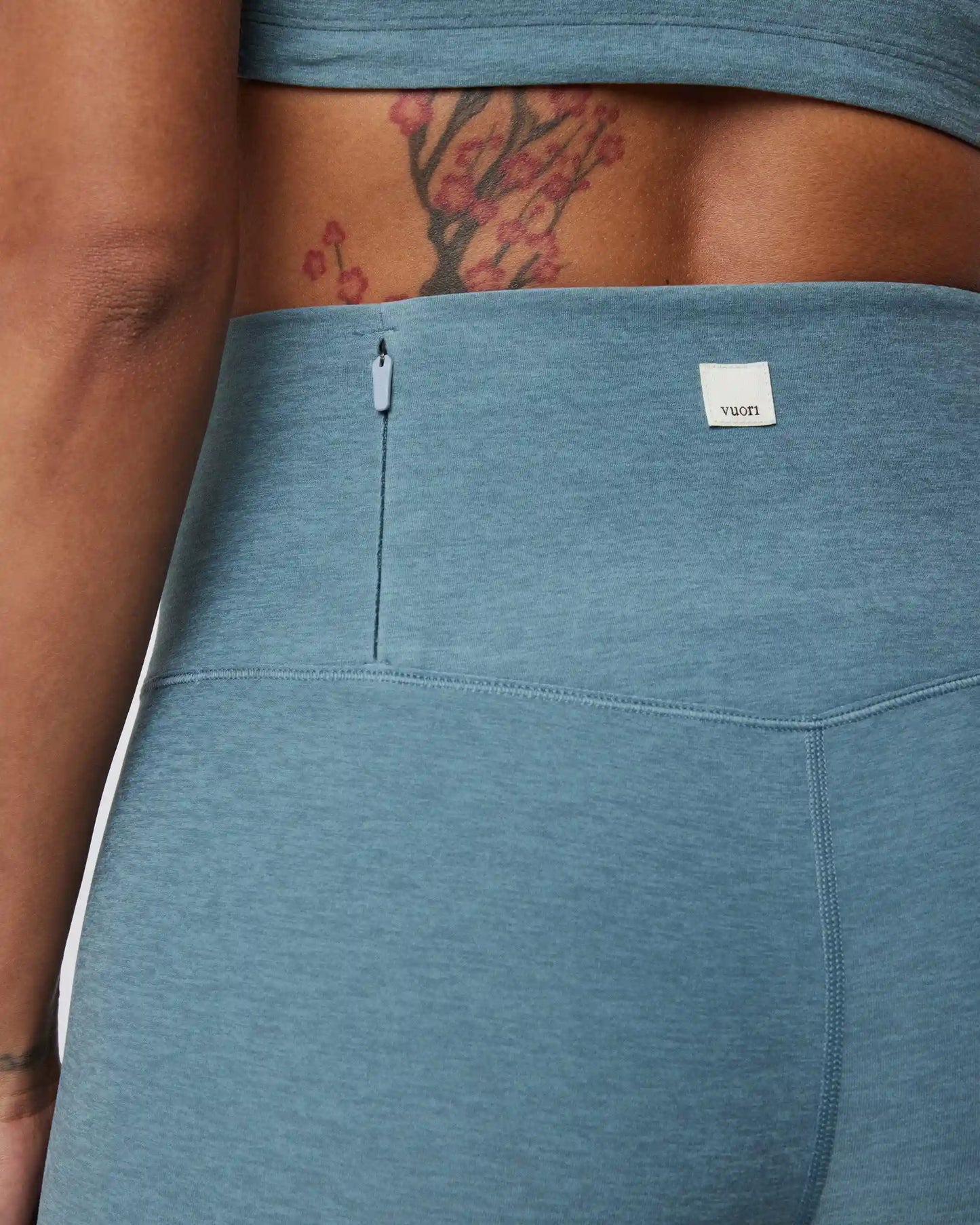 Clean Elevation Legging | Smoke Blue Heather