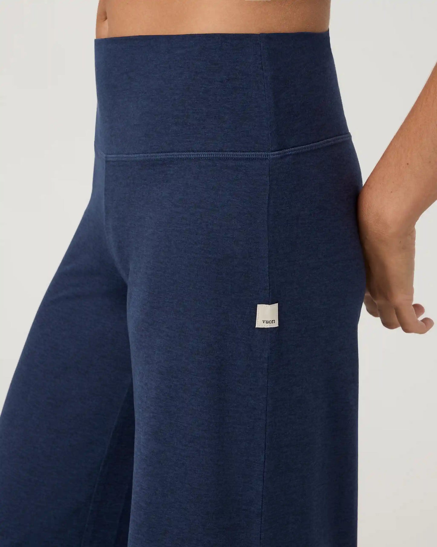 Halo Easy Wideleg Pant - Short | Blue Coast Heather