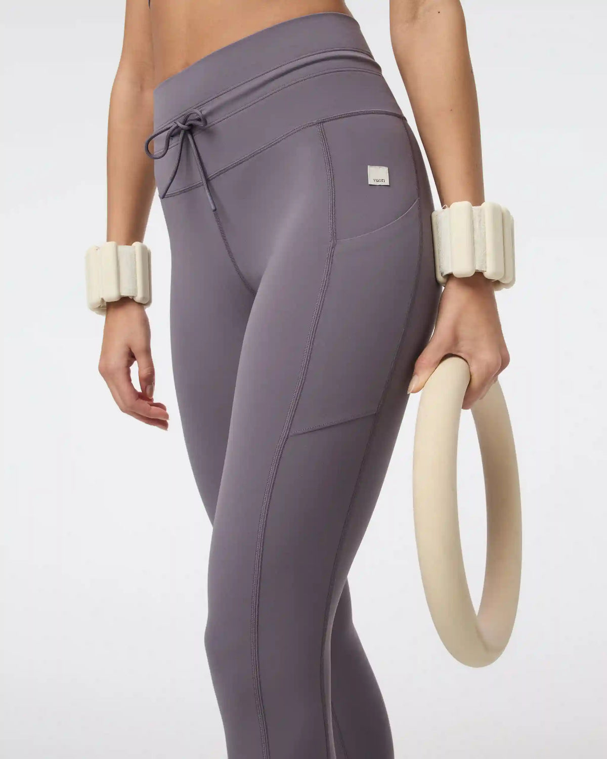 Daily Pocket Legging - Short | Lunar Grey