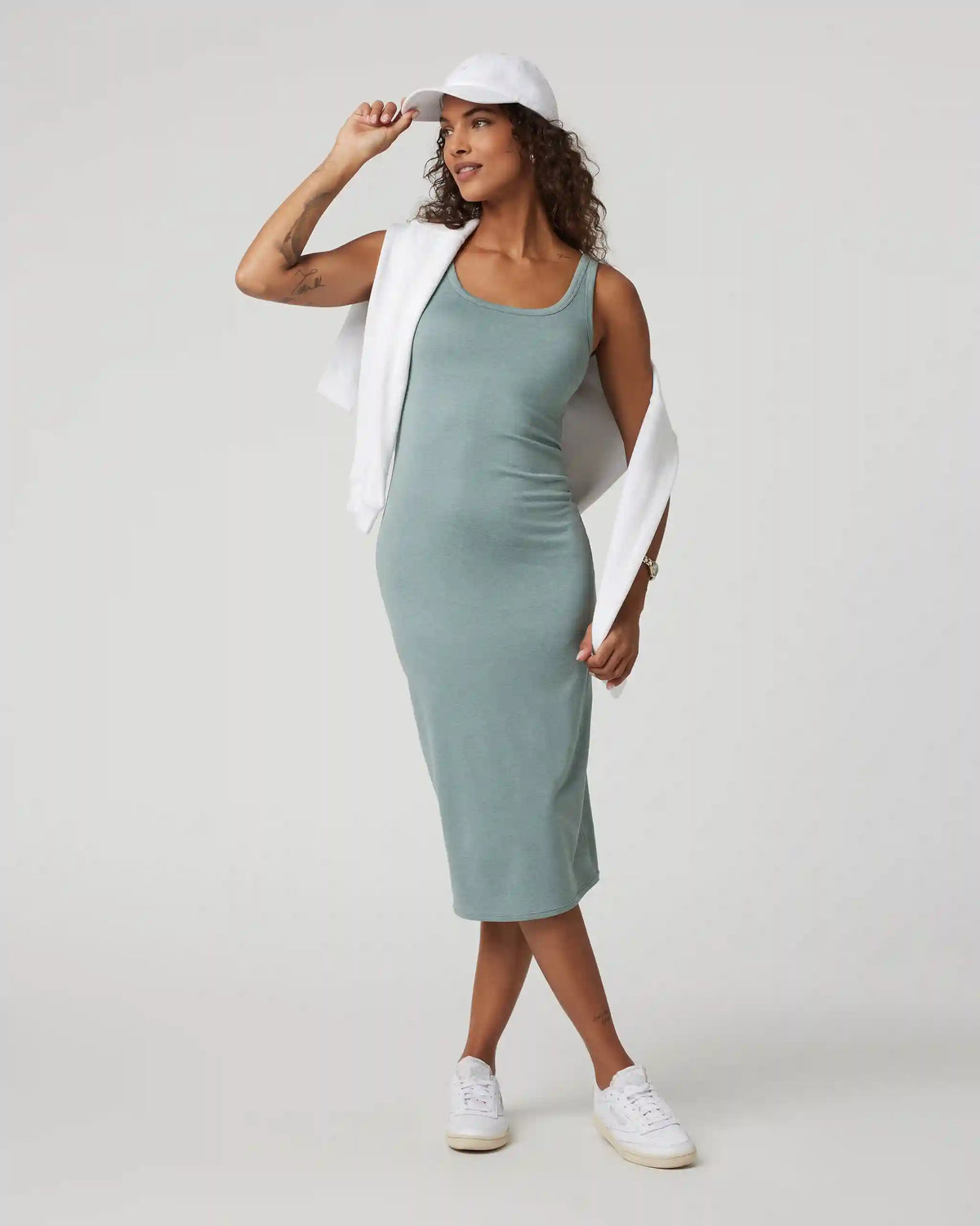 Halo Essential Dress | Vintage Pistachio Heather