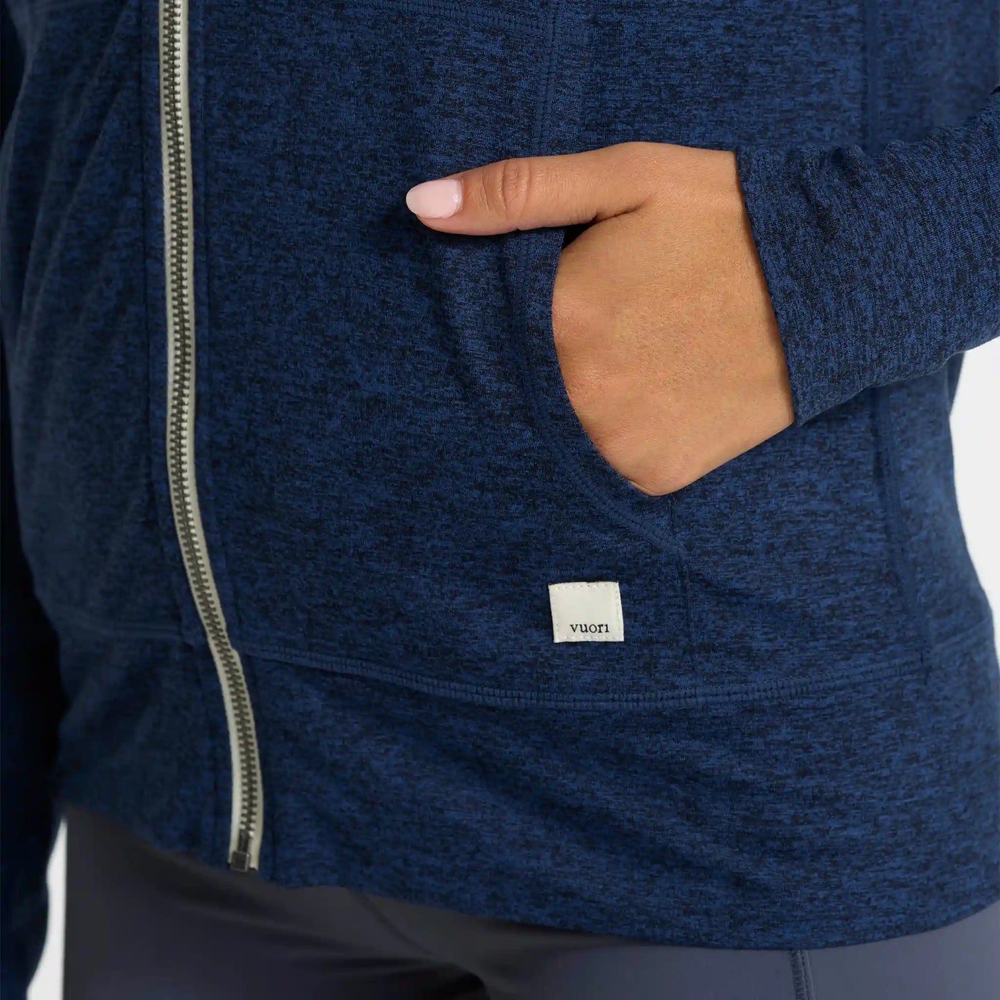 Halo Performance Hoodie | Navy Heather