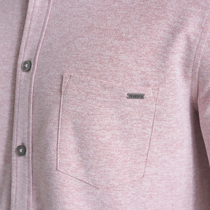 Long Sleeve Ace Button Down | Saltwater Red