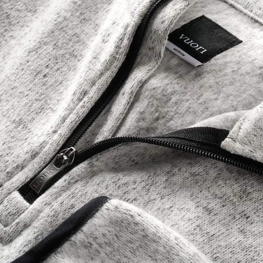 Durango Half Zip | Heather Grey