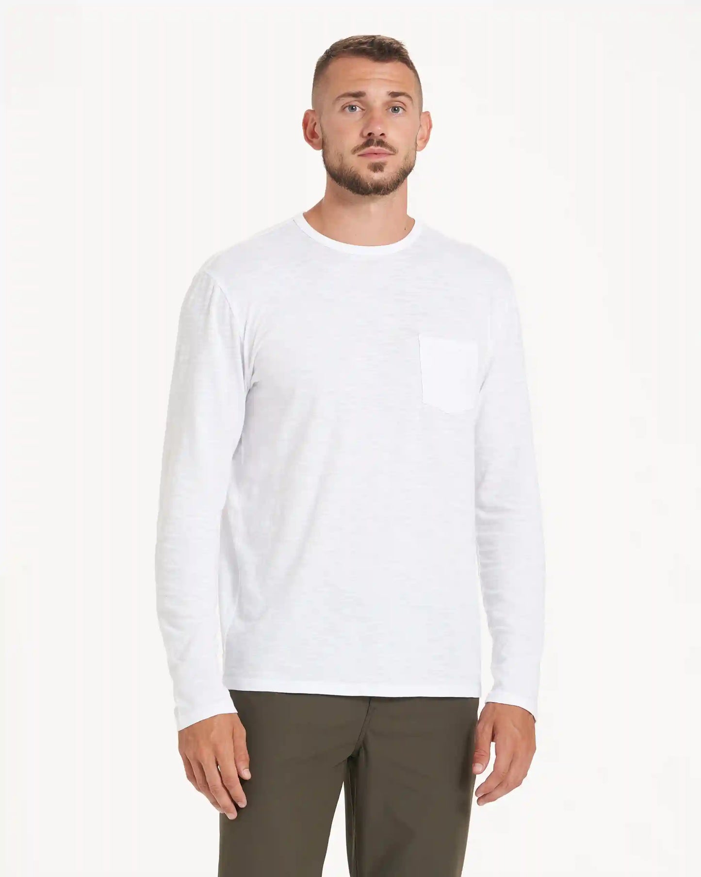 Long-Sleeve Rise Tee | White