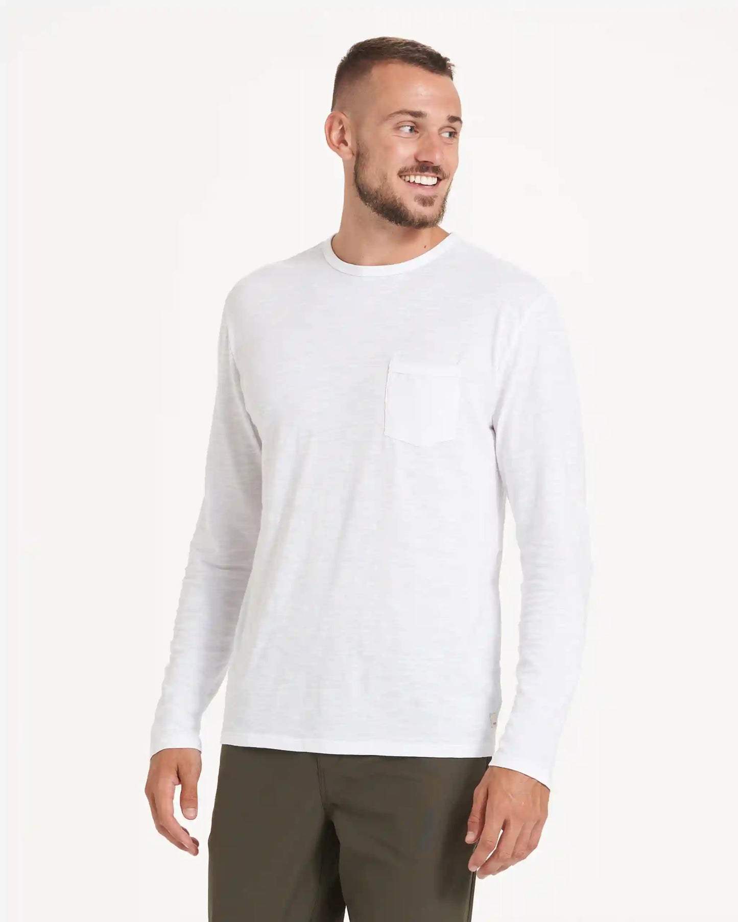 Long-Sleeve Rise Tee | White