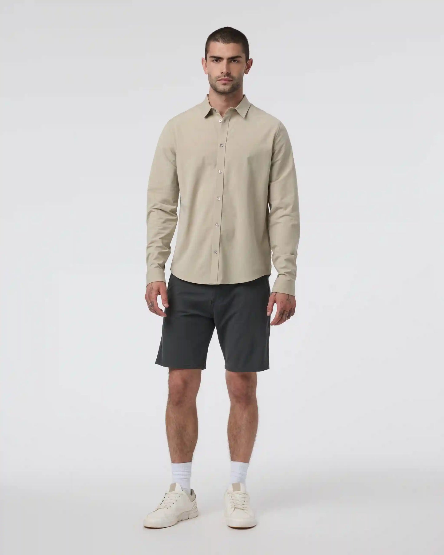 Long Sleeve Bridge Button Down | Winter Pear
