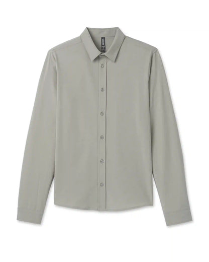 Long Sleeve Bridge Button Down | White Sage