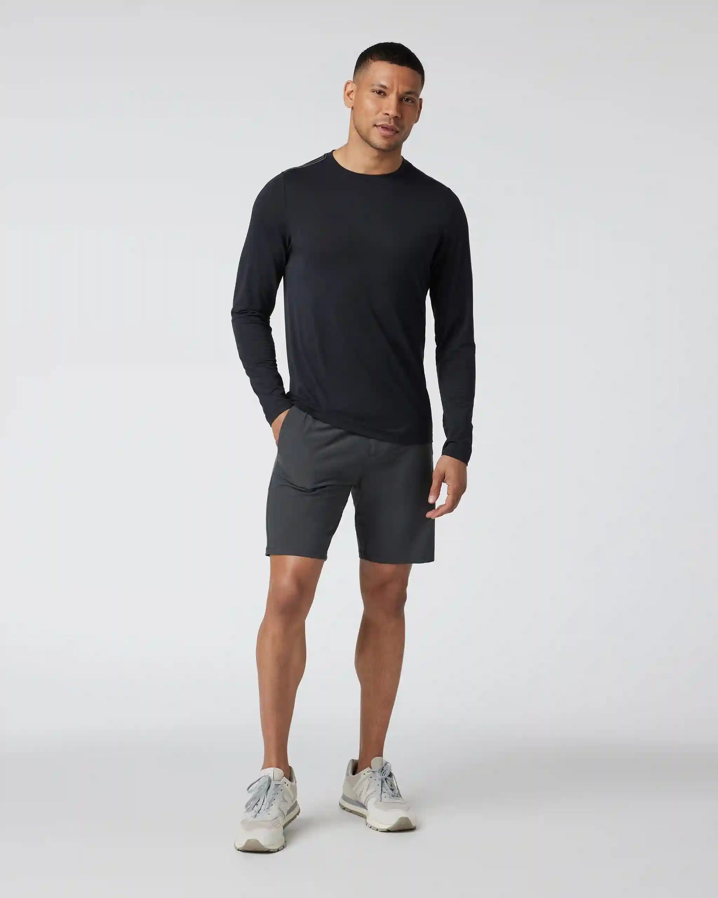 Long Sleeve Current Tech Tee | Black