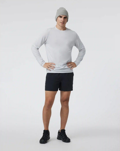 Long Sleeve Current Tech Tee | Frost Grey