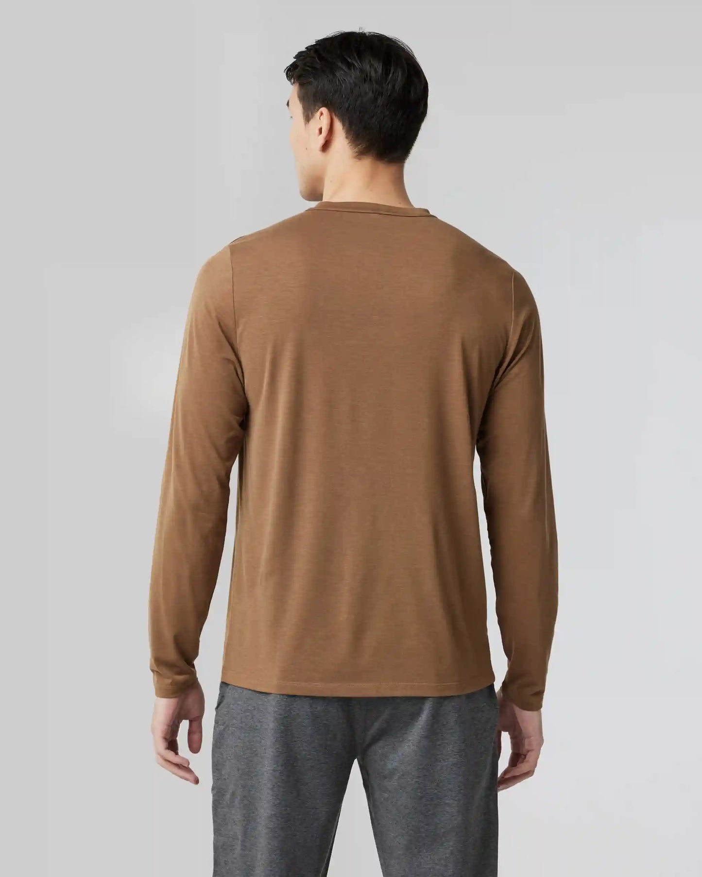 Long Sleeve Current Tech Tee | Pecan