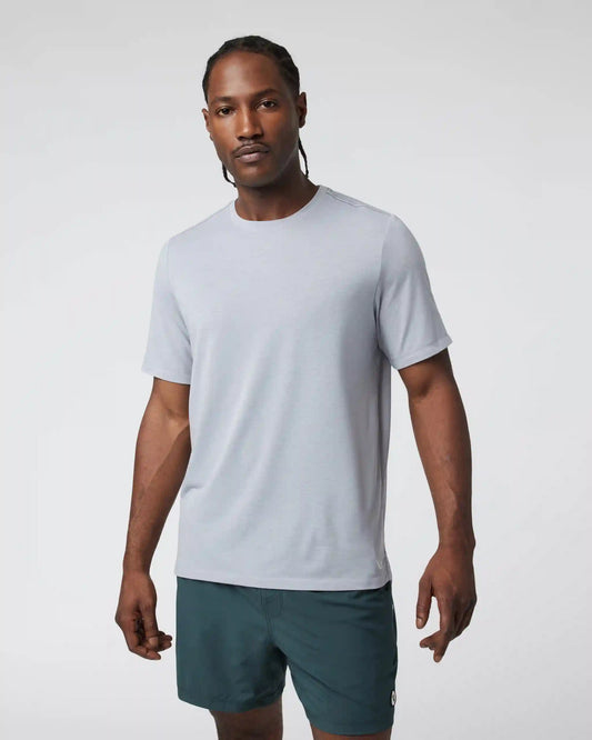 Current Mesh Tee | Platinum