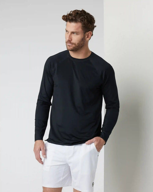 Long Sleeve Viewpoint Performance Tee | Black