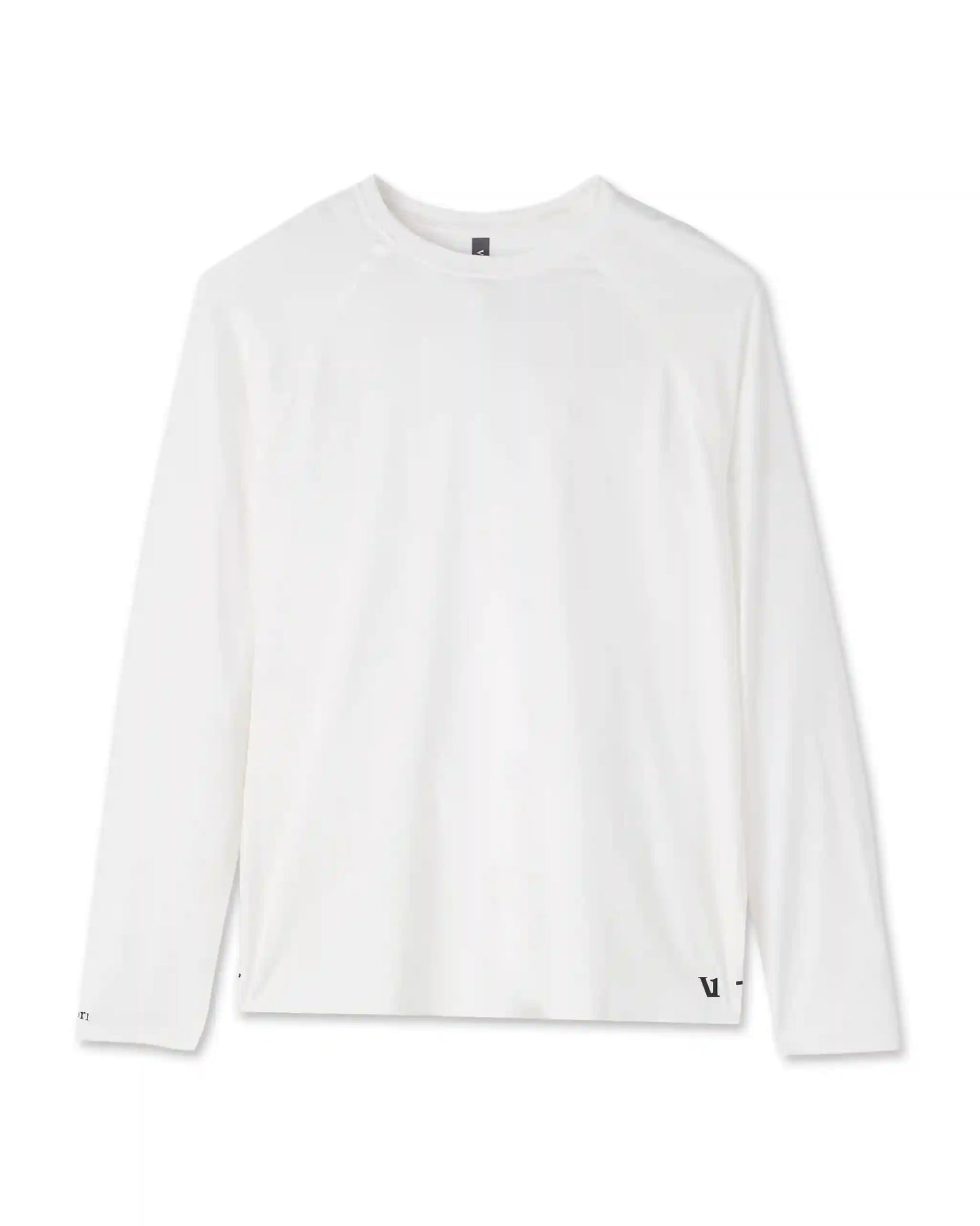 Long Sleeve Viewpoint Performance Tee | White