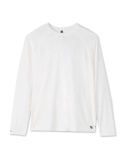 Long Sleeve Viewpoint Performance Tee | White