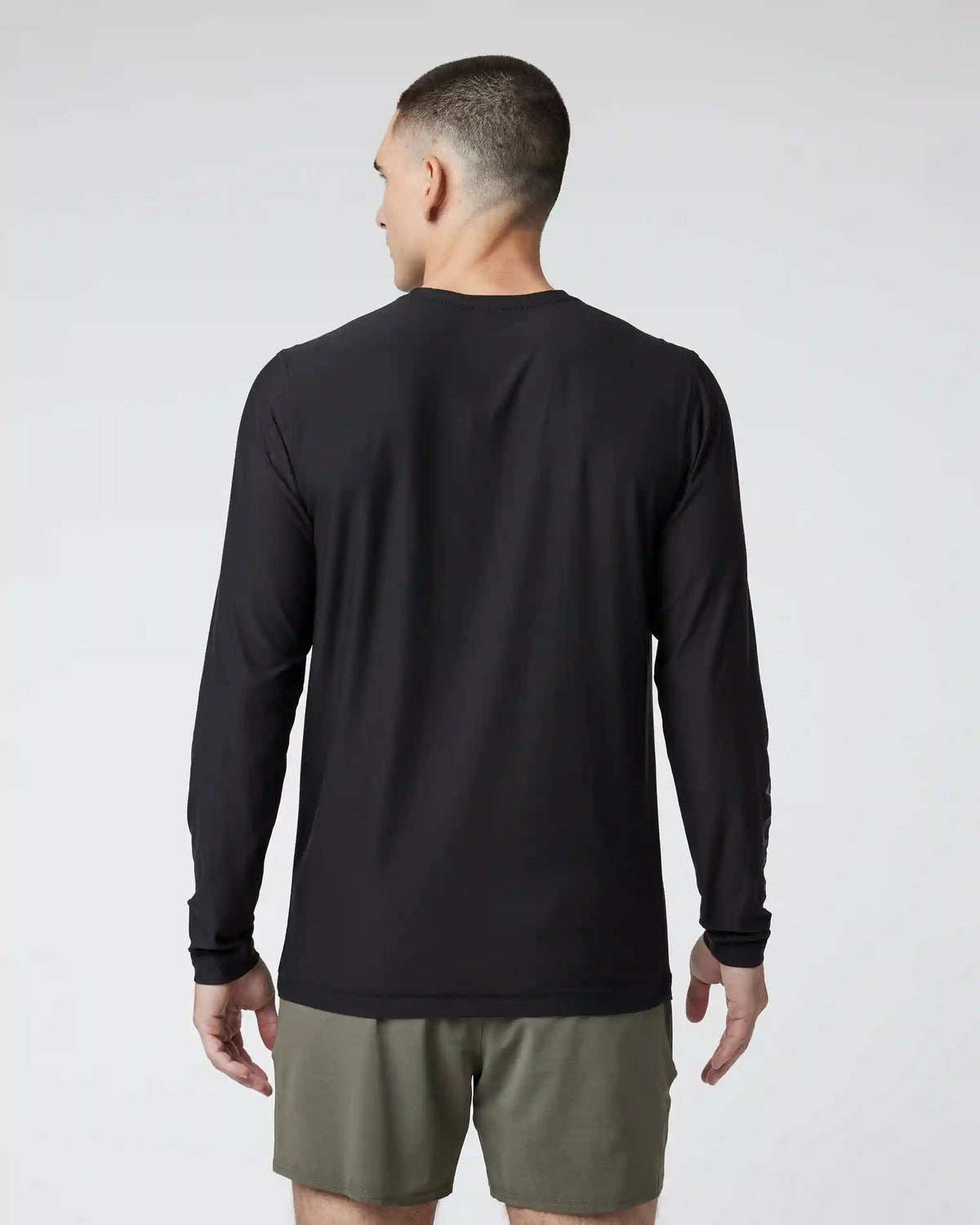 Long Sleeve Strato Graphic Tee | Black