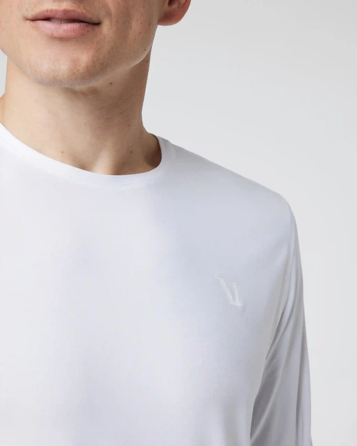 Long Sleeve Strato Graphic Tee | White