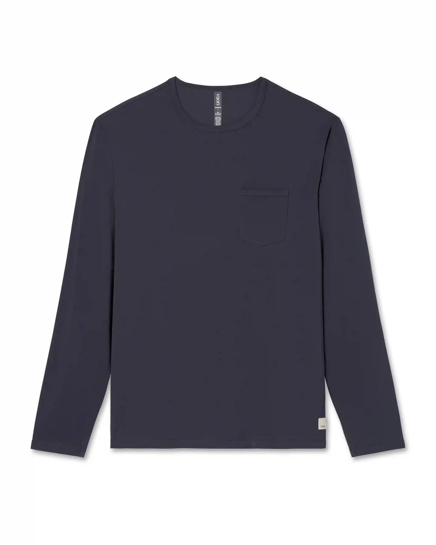 Long Sleeve Men's Feather Tee | Navy