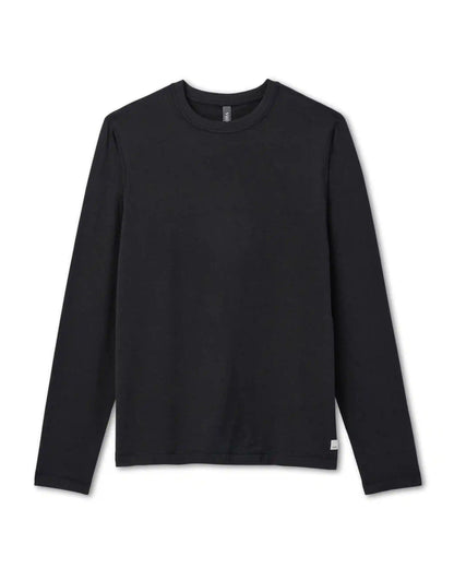 Long Sleeve Ponto Performance Tee | Black Heather