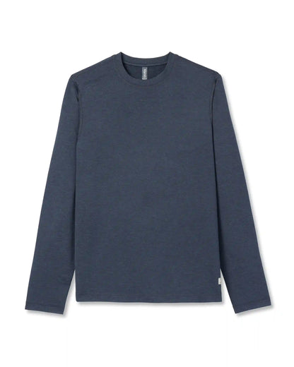 Long Sleeve Ponto Performance Tee | Midnight Heather