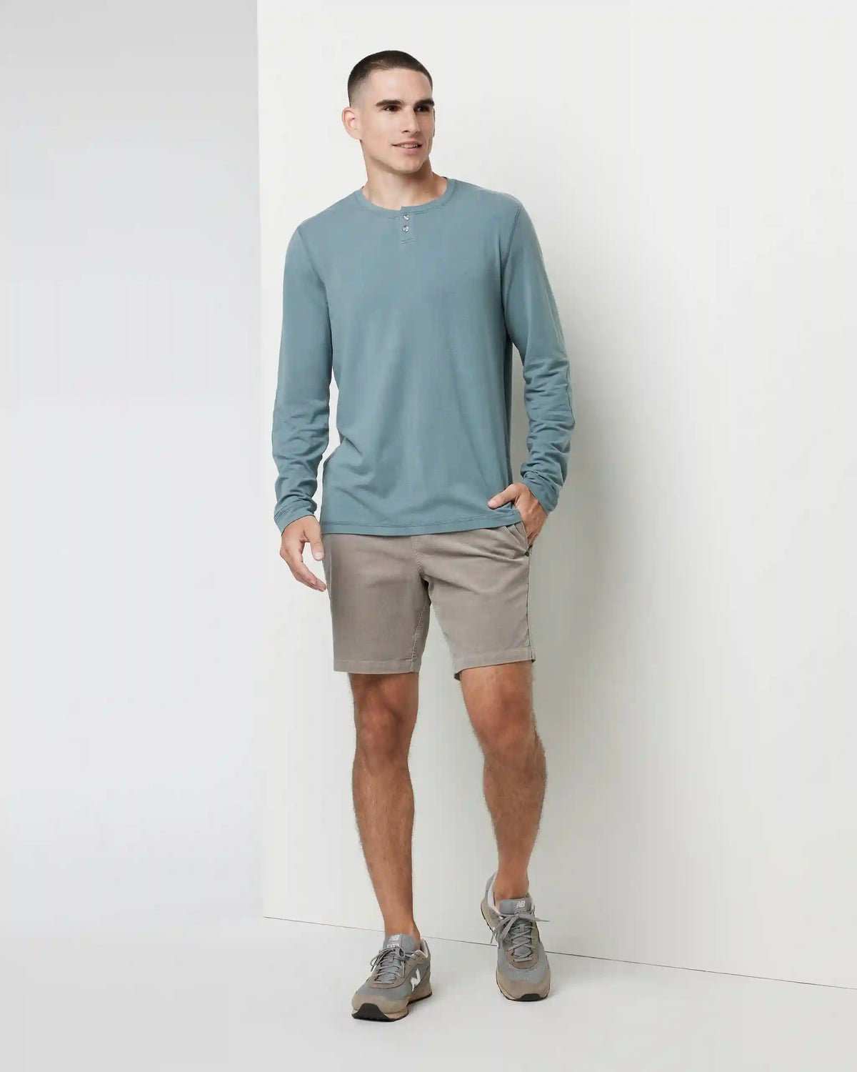 Long Sleeve Ever Henley | Kashmir