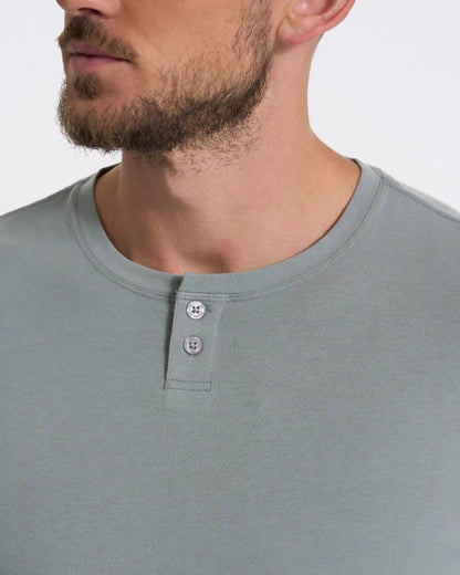 Long Sleeve Ever Henley | Stormy