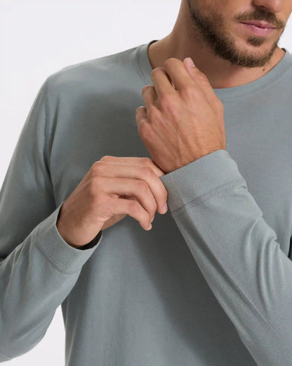 Long Sleeve Ever Henley | Stormy